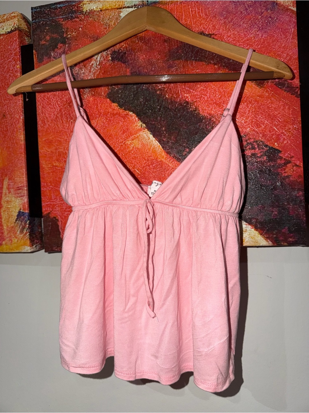 Women's Pink Tank Top. Size: